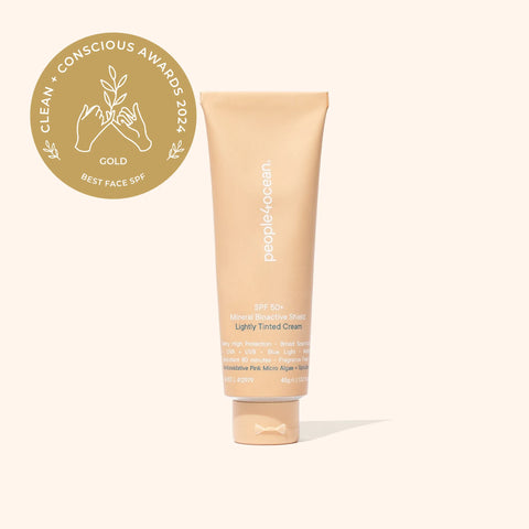 SPF 50+ Mineral Bioactive Shield | Lightly Tinted Cream